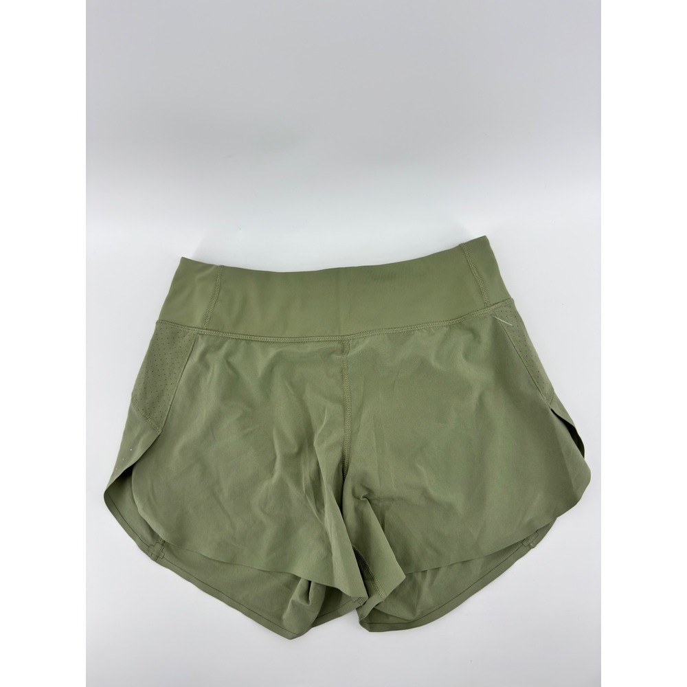 Athleta Run Short Olive Green Shorts Womens XS